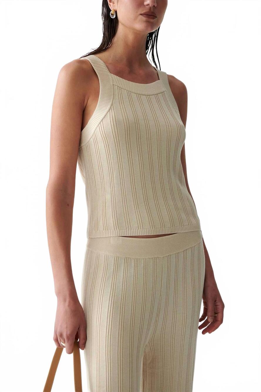 NEW SANCIA sofia tank in champagne